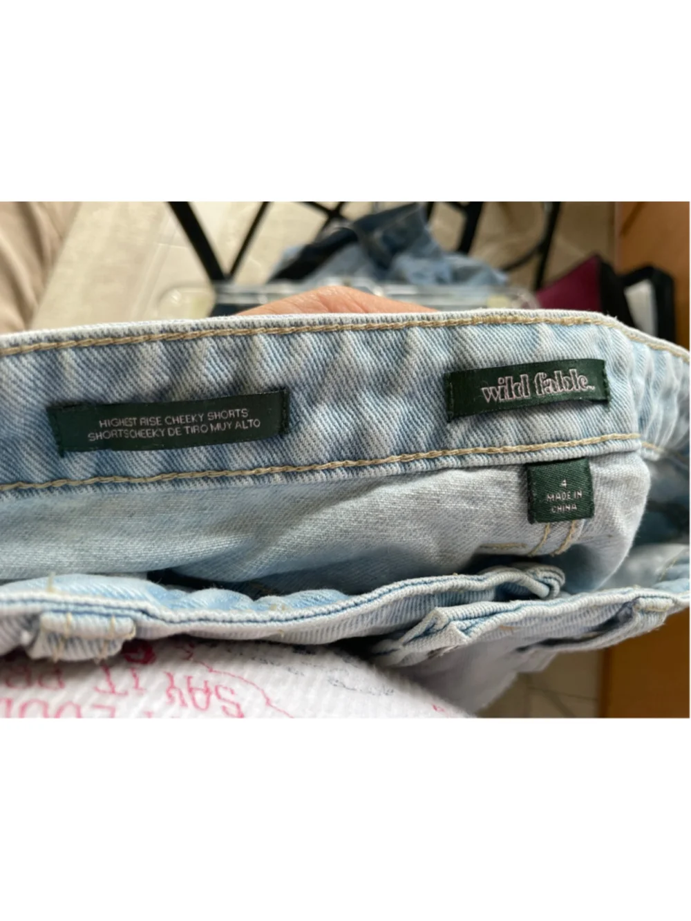 Women's Wild Fable Light Blue Jean Shorts Size 4